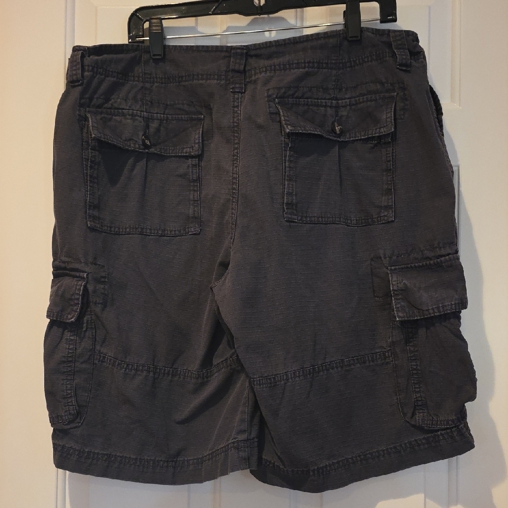 Mossimo Supply Co. Charcoal Cargo Shorts - Picture 2 of 2